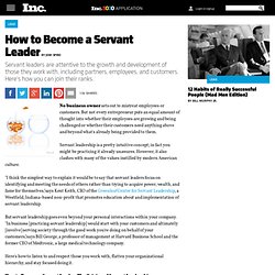How to Become a Servant Leader