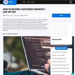 How to Become a Software Engineer