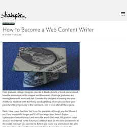 How to Become a Web Content Writer