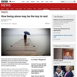 How being alone may be the key to rest