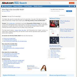 Invisible Web Directory - Search The Invisible Web With A Web Directory
