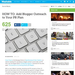 HOW TO: Add Blogger Outreach to Your PR Plan