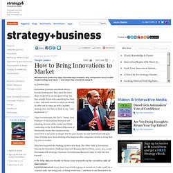 How to Bring Innovations to Market