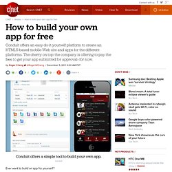 How to build your own app for free