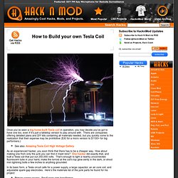 How to Build your own Tesla Coil