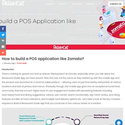 How to Build a POS App like Zomato - Blog