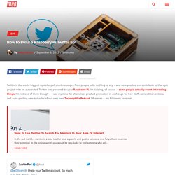 How to Build a Raspberry Pi Twitter Bot