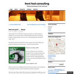 front foot consulting