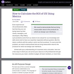 How to Calculate the ROI of UX Using Metrics