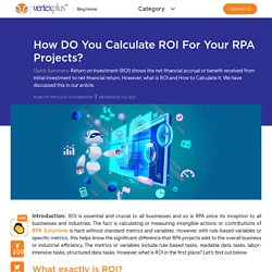 How DO You Calculate ROI for Your RPA Projects?