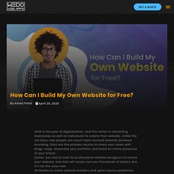 How Can I Build My Own Website for Free?