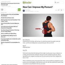 How Can I Improve My Posture?