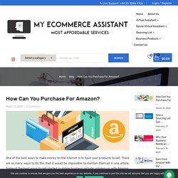 Benefits of Purchase For Amazon