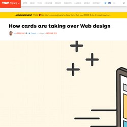 How cards are taking over Web design