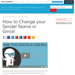 How to Change your Sender Name in Gmail