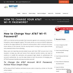 How to Change Your AT&T Wi-Fi Password?