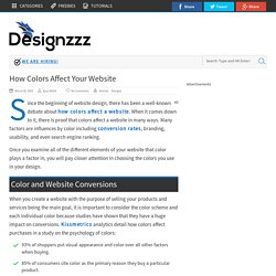 How Colors Affect Your Website