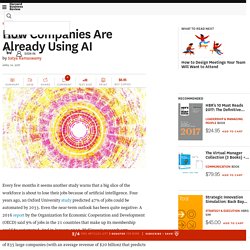 How Companies Are Already Using AI