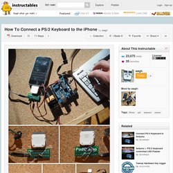 How To Connect a PS/2 Keyboard to the iPhone
