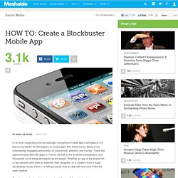 HOW TO: Create a Blockbuster Mobile App