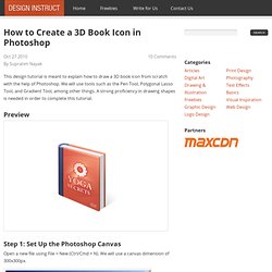 How to Create a 3D Book Icon in Photoshop