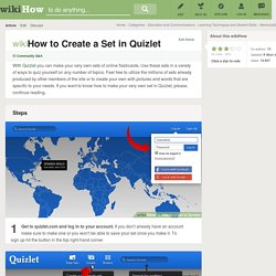How to Create a Set in Quizlet: 6 Steps