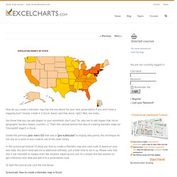 How to create a thematic map in Excel