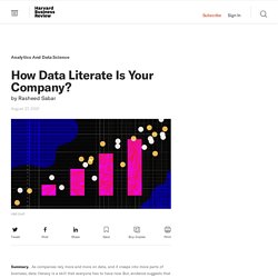How Data Literate Is Your Company?