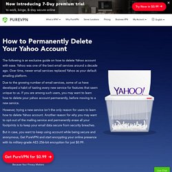 How to Delete Your Yahoo Account