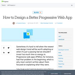 How to Design a Better Progressive Web App
