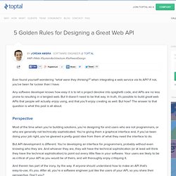 Web API Design: 5 Best Practices to Know