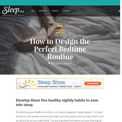 How to Design a Nighttime Routine