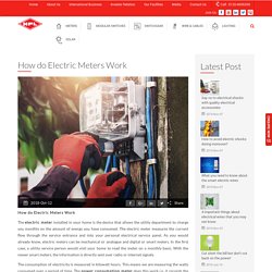 How do Electric Meters Work