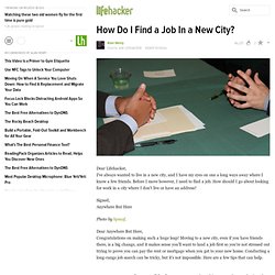 How Do I Find a Job In a New City?