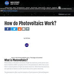 How do Photovoltaics Work?