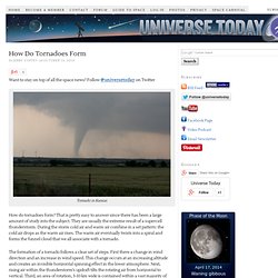How Do Tornadoes Form