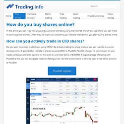 How do you buy shares online?