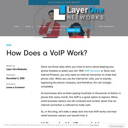 How Does a VoIP Work?