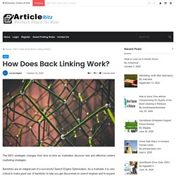 How Does Back Linking Work?