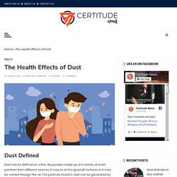 How Does Dust Impact your health