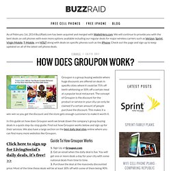 How Does Groupon Work? - Buzzraid