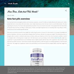 How Does Keto fast Pills Work?