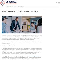 How Does IT Staffing Agency Work