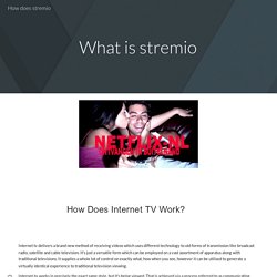 How does stremio