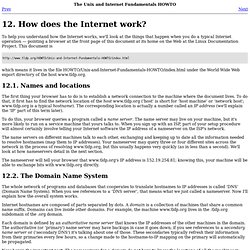 How does the Internet work?