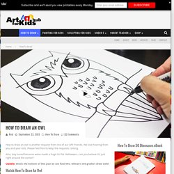 How To Draw An Owl - Art for Kids Hub