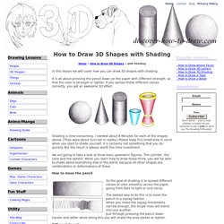 How to Draw 3D Shapes with Shading