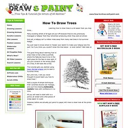 How To Draw Trees - Quickly & Easily