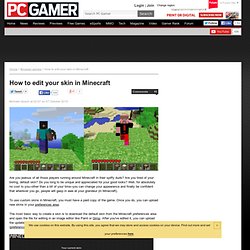 How to edit your skin in Minecraft
