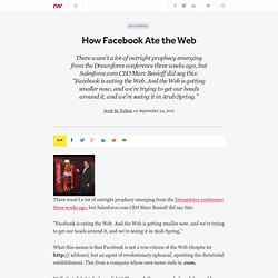 How Facebook Ate the Web